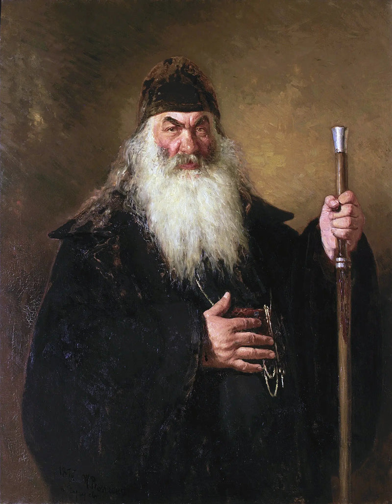 Portrait of an Archdeacon - Ilya Repin