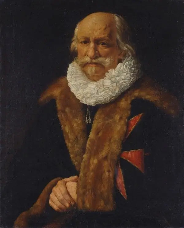 Portrait of a Knight of the Order of Saint-Étienne - Artemisia Gentileschi