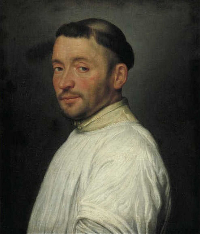 Portrait of a Camaldolese Brother - Giovanni Battista Moroni