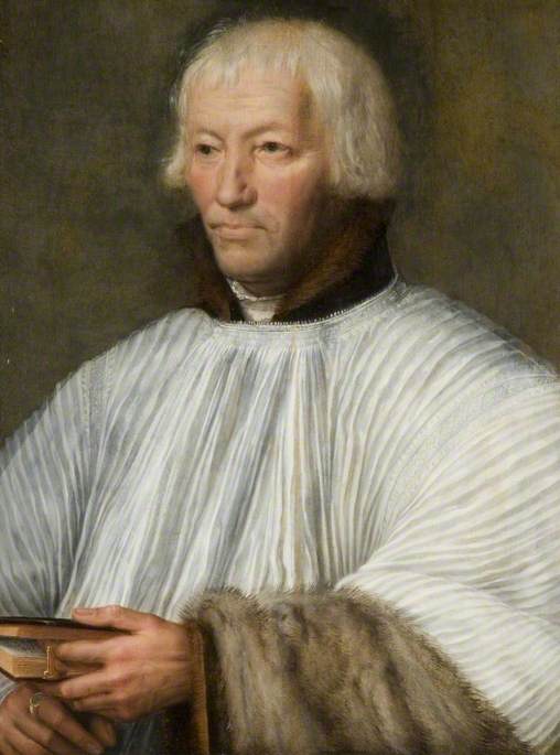 Portrait of a clergyman (doubtfully identified as Jean Carondelet) - Quentin Metsys