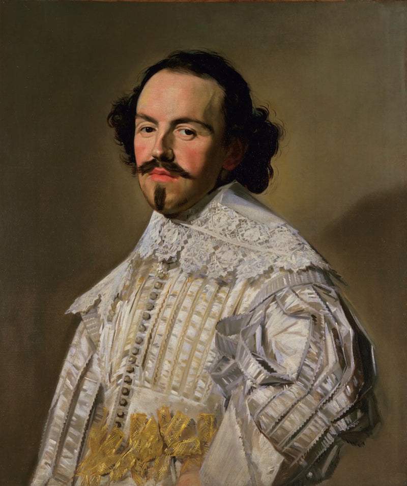 Portrait of a Gentleman in White - Frans Hals