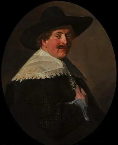 Portrait of a seated man - Frans Hals