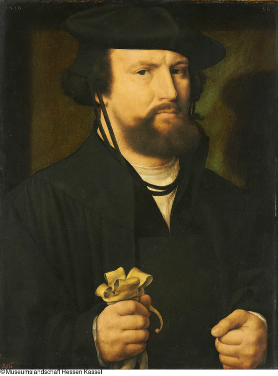 Portrait of a man in bust - Joos van Cleve