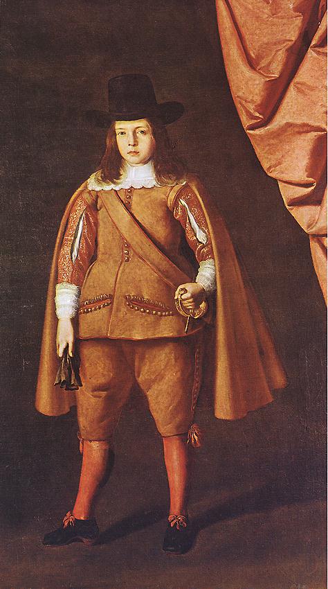 Portrait of a Young Aristocrat (Juan Francisco de la Cerda Enríquez de Ribera, Marquis of Cogolludo) - Francisco de Zurbarán