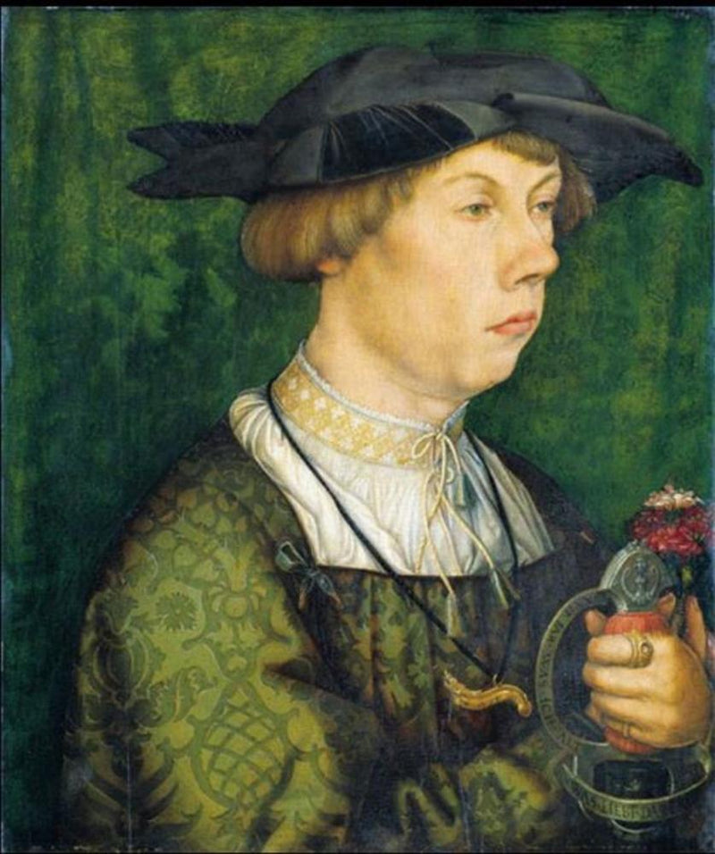 Portrait of a member of the Weiss family from Augsburg - Hans Holbein the Elder