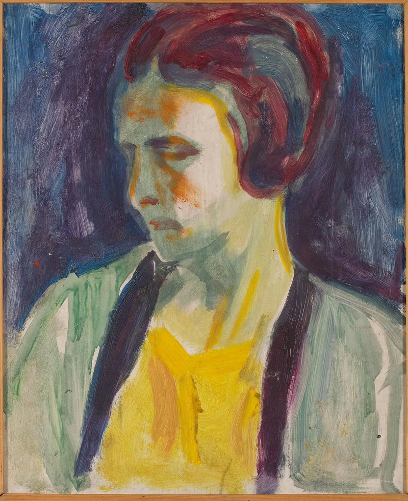 Portrait of a Female Model - Edvard Munch