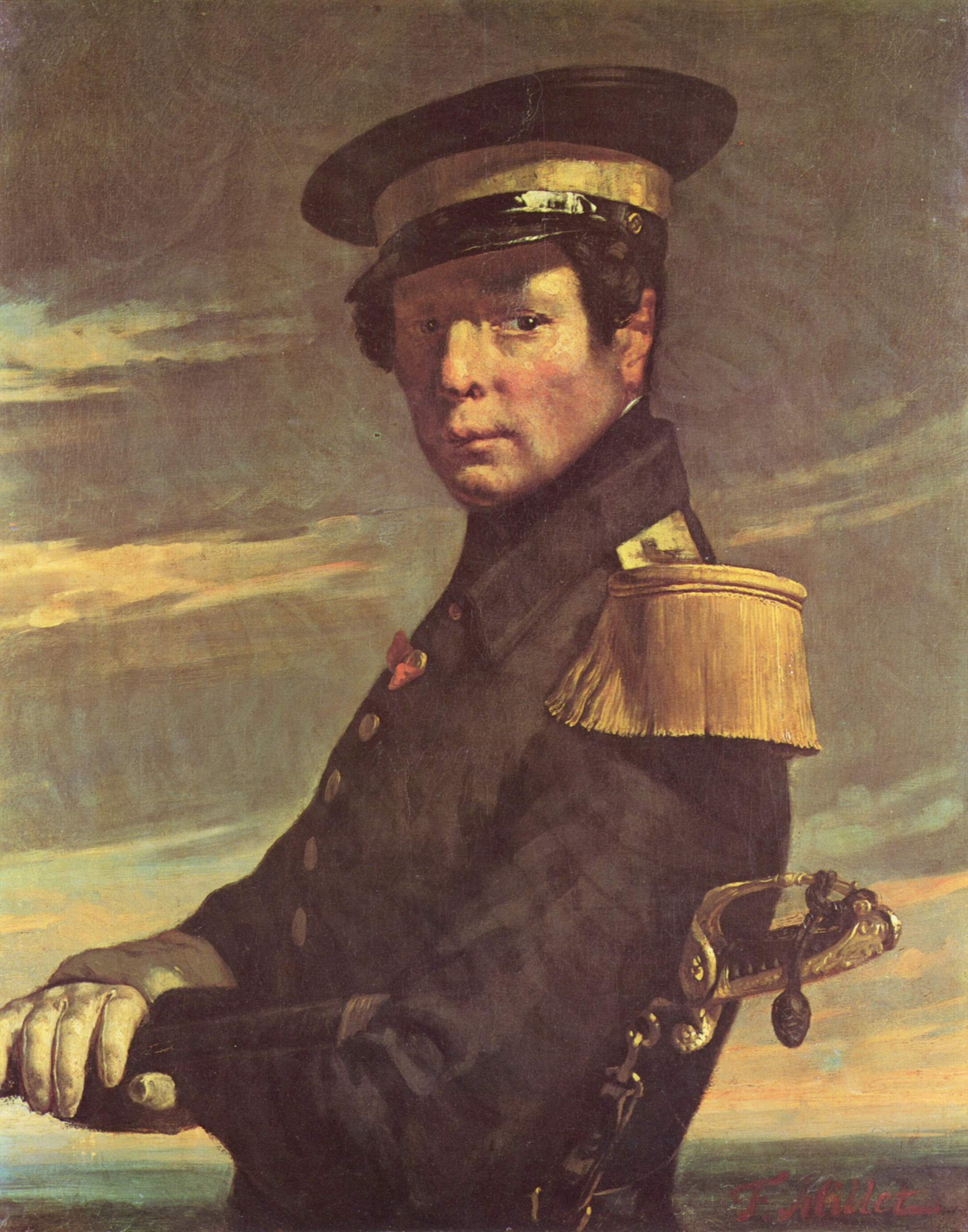 Portrait of a Naval Officer - Jean-François Millet