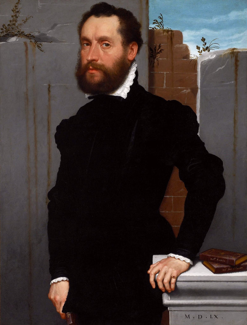 Portrait of an Unknown Poet. - Giovanni Battista Moroni
