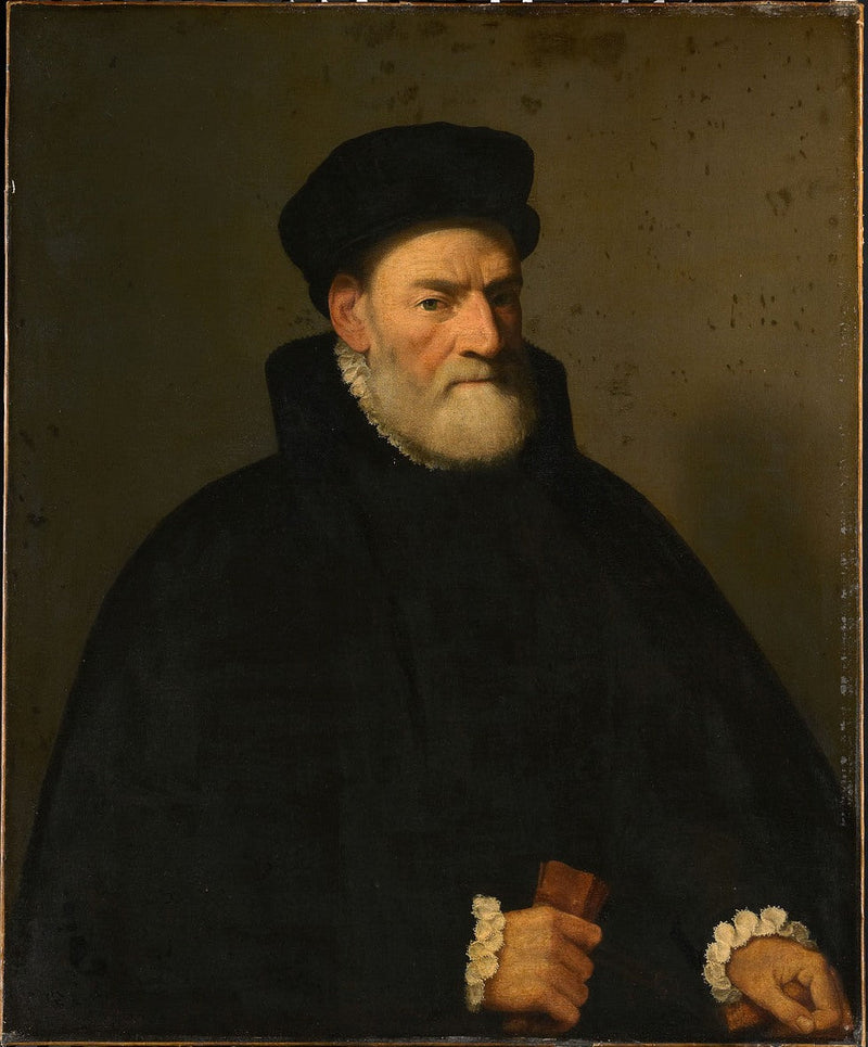 Portrait of an Old Man, Probably Vercellino Olivazzi, Senator of Bergamo - Giovanni Battista Moroni