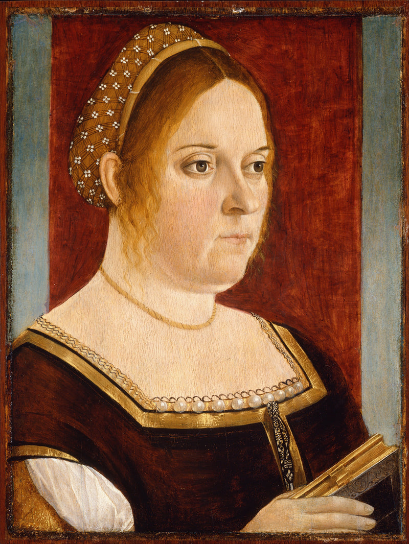 Portrait of a lady with a book - Vittore Carpaccio