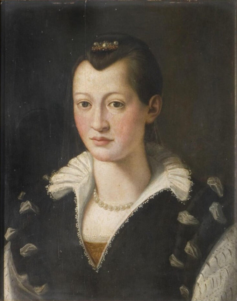 Portrait of a lady in a black dress - Bronzino