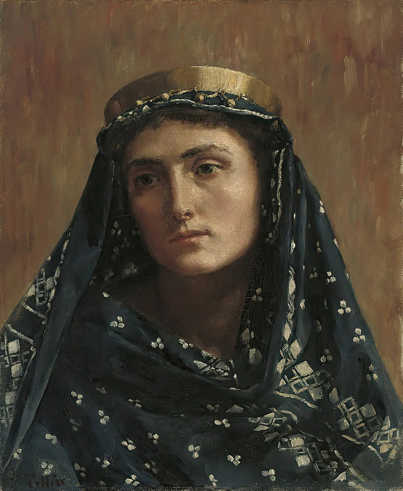 Portrait of a Lady in Oriental Dress - John Collier