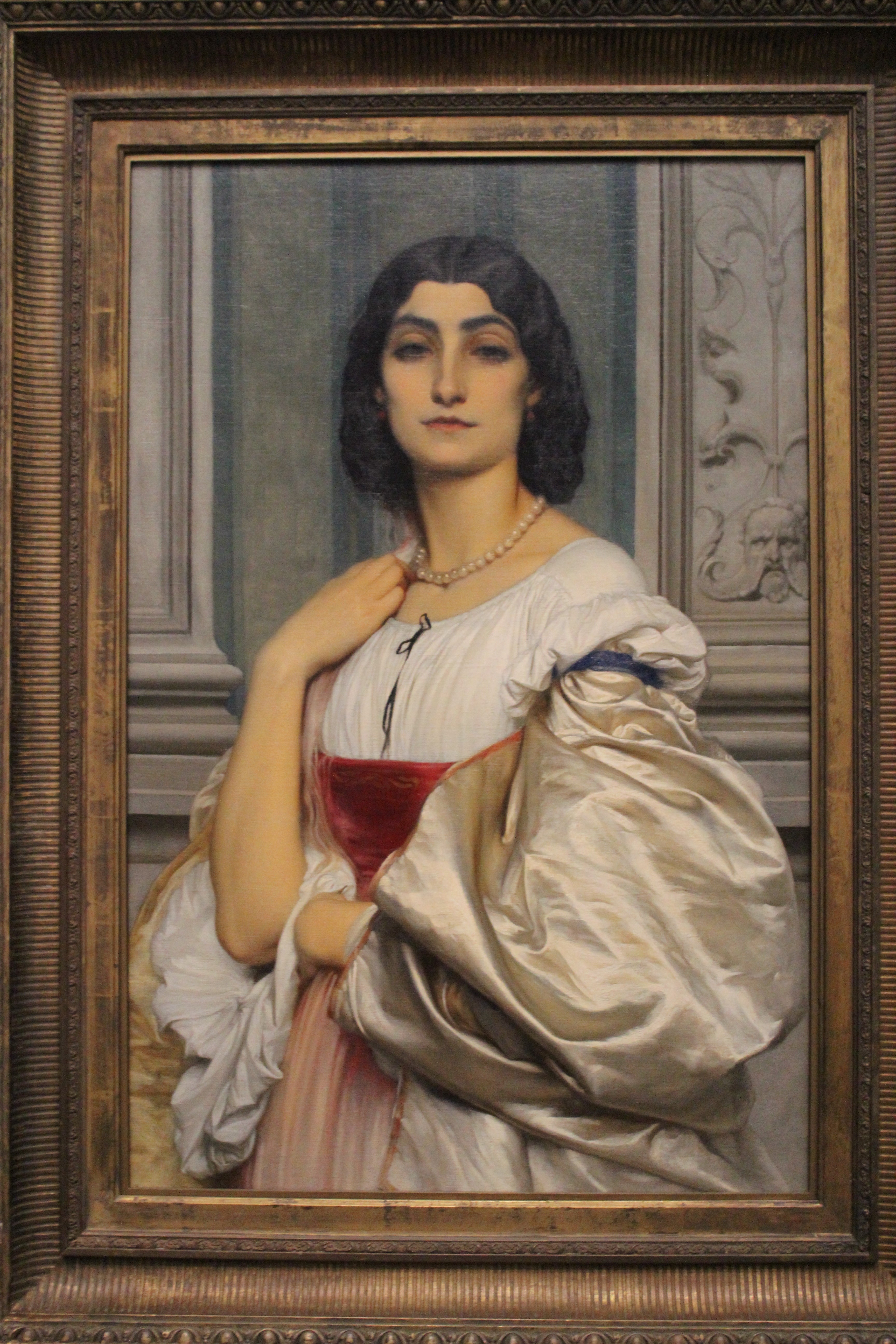Portrait of a Roman Lady (La Nanna) - Frederic Leighton