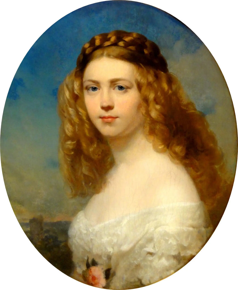 Portrait of a young Polish aristocrat (Princess Zofia Odescalchi, née Branicka?) - Franz Xaver Winterhalter