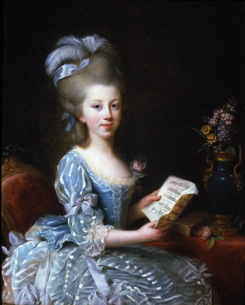 Portrait of a young musician - Élisabeth Vigée Le Brun