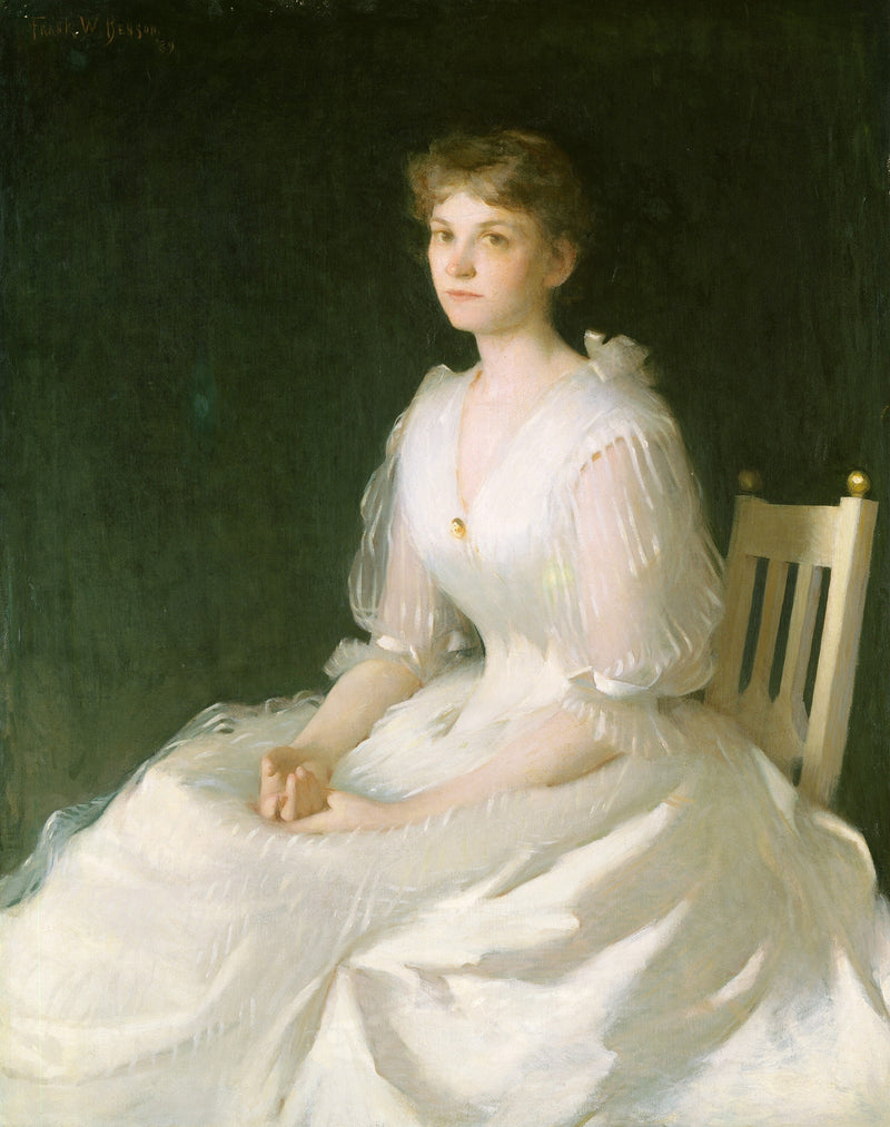 Portrait in White - Frank Weston Benson