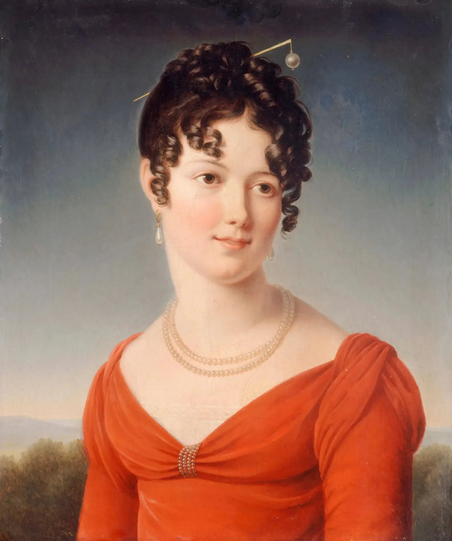 Portrait en bust of Alexandrine-Anne de la Pallu, marquise de Flers (1786-1832) - François Gérard