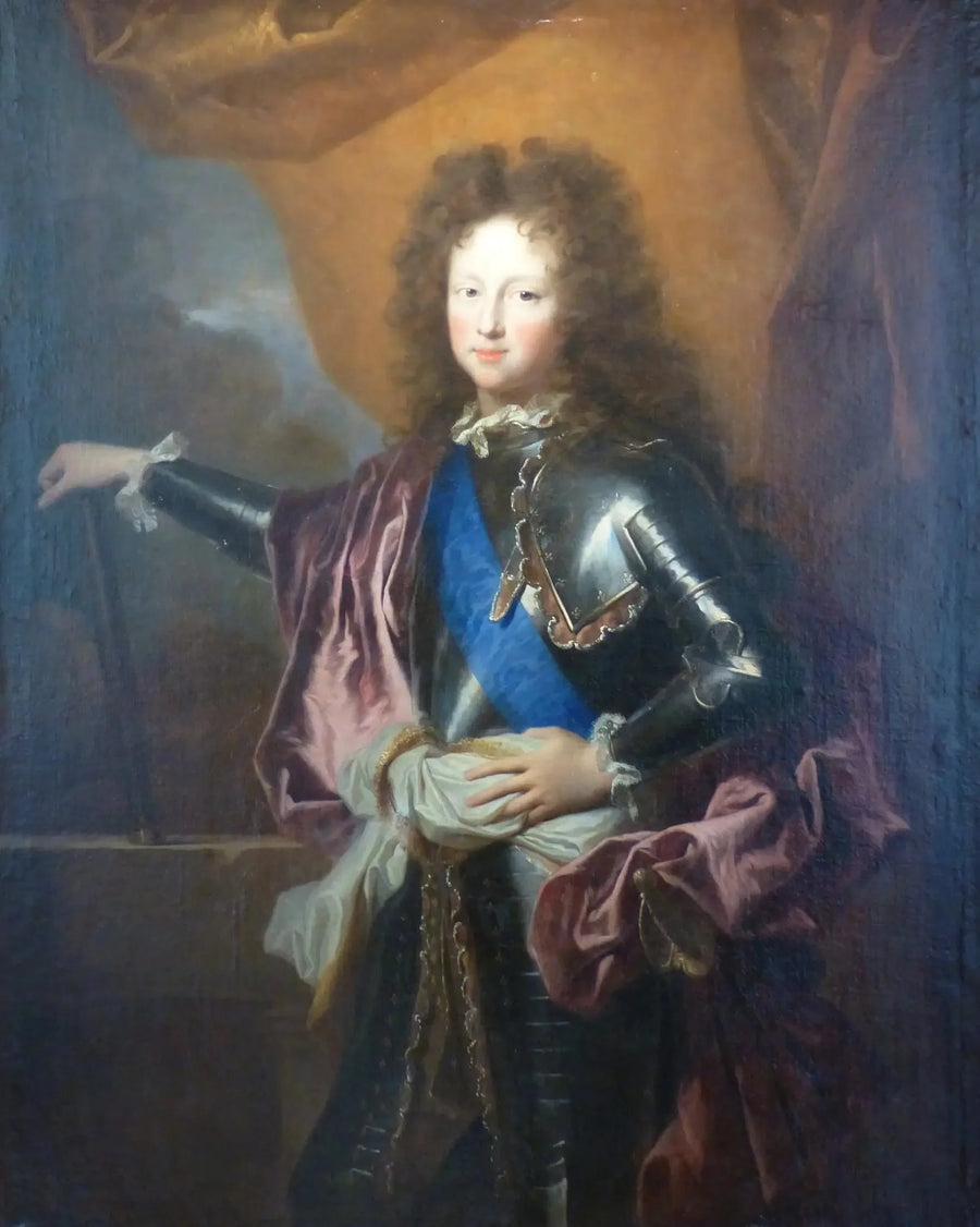 Portrait en buste de Philippe de France (Duke of Chartres) - Hyacinthe Rigaud