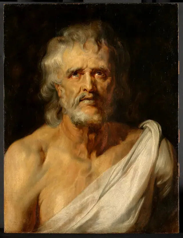 Portrait en bust of Sénèque - Peter Paul Rubens