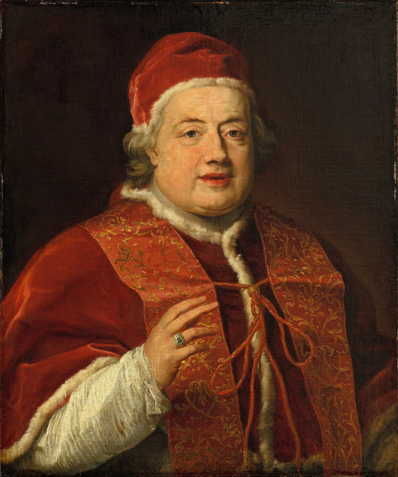 Portrait en bust of Pope Clement XIII - Pompeo Batoni