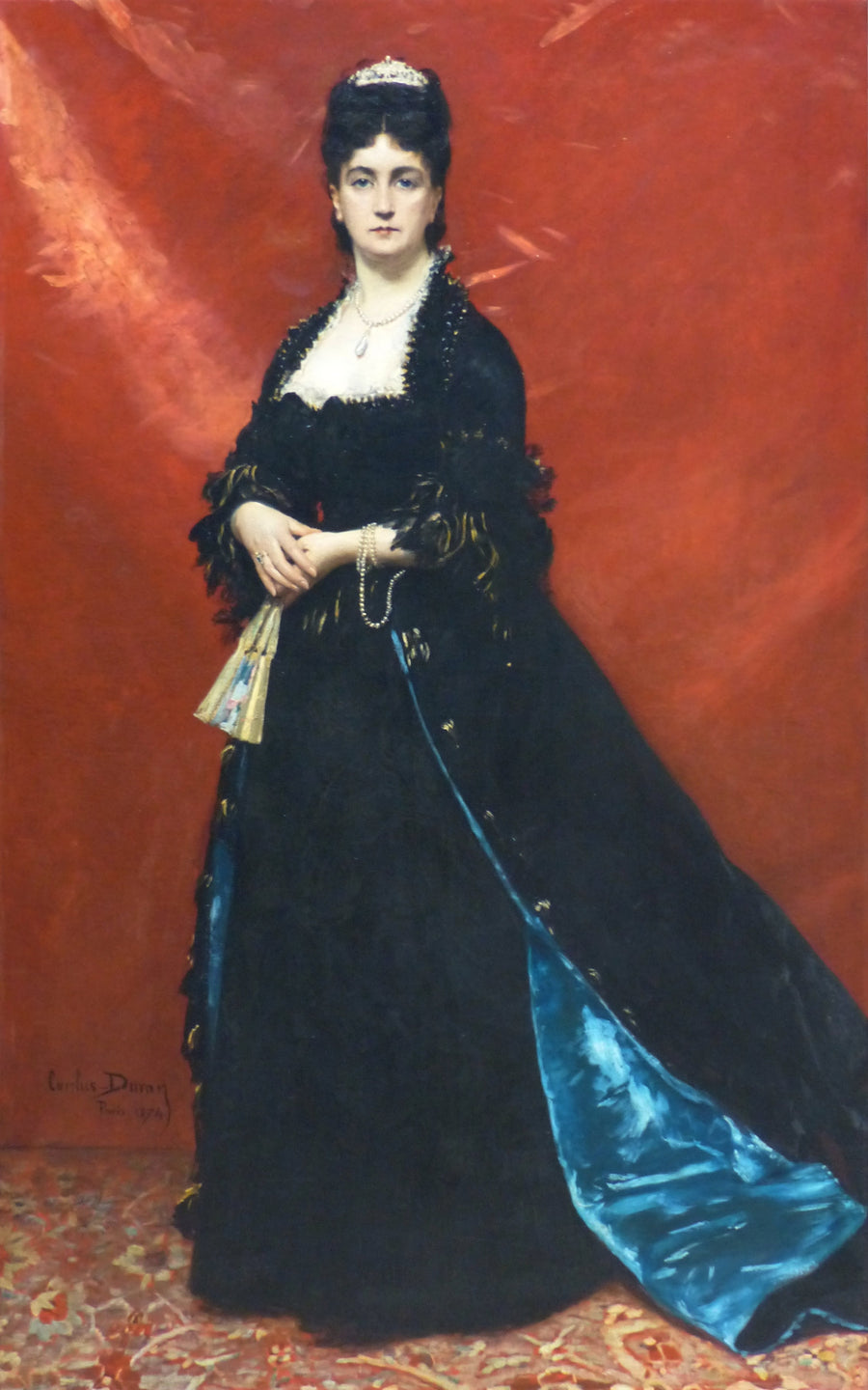 Portrait en pied de Madame Goldschmidt - Carolus-Duran