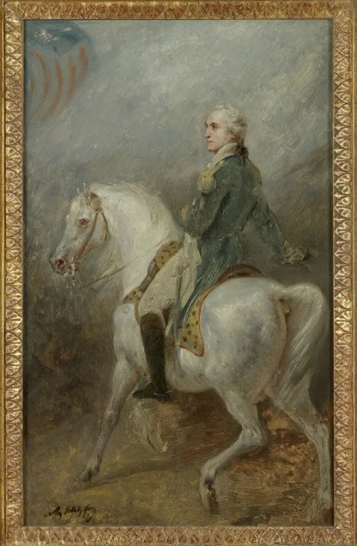 Equestrian Portrait of George Washington - Ary Scheffer