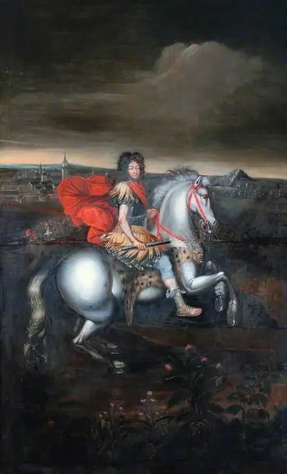Equestrian Portrait of Louis XIV - Pierre Mignard