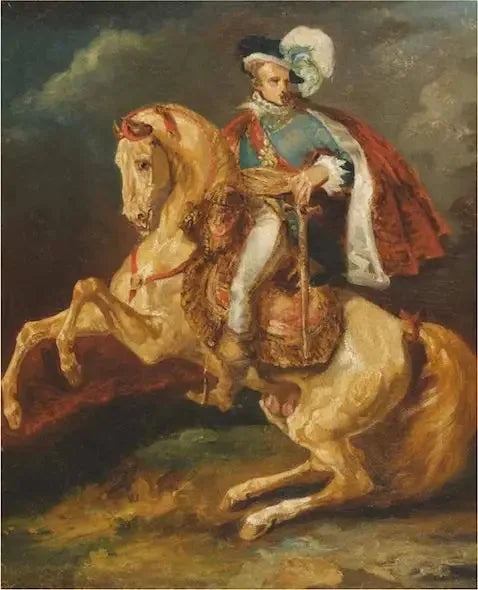 Equestrian Portrait of His Majesty the King of Westphalia, Jérôme Bonaparte - Théodore Géricault