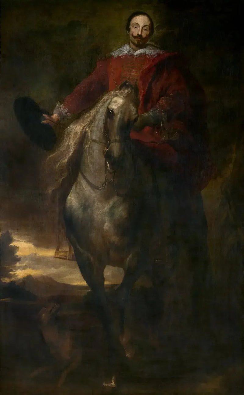 Equestrian Portrait of the Painter Cornelis de Wael - Antoine van Dyck
