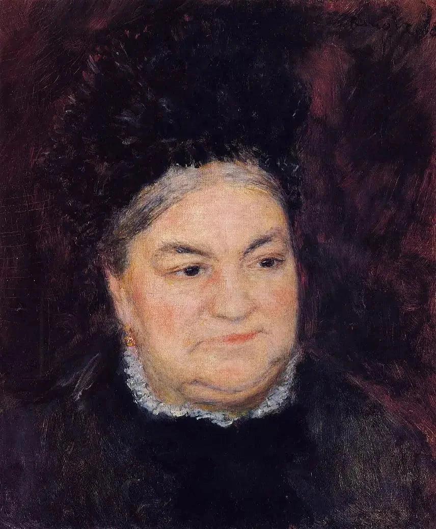 Portrait d’une femme âgée, dite Madame Le Cœur, peint par Pierre-Auguste Renoir en 1878