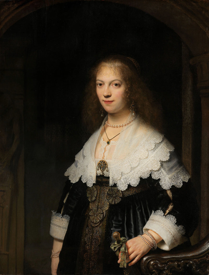 Portrait of Maria Trip - Rembrandt