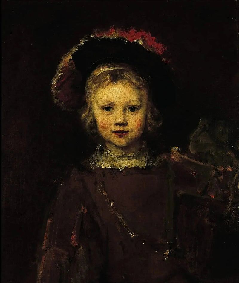 Unfinished Portrait of a Boy - Rembrandt