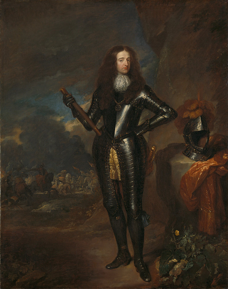 Portrait de Guillaume III, prince d'Orange et roi d'Angleterre depuis 1689 - Caspar Netscher