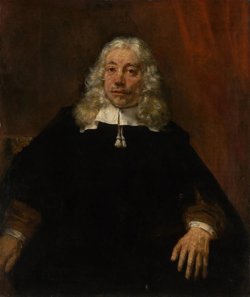 Portrait of a Man with White Hair - Rembrandt