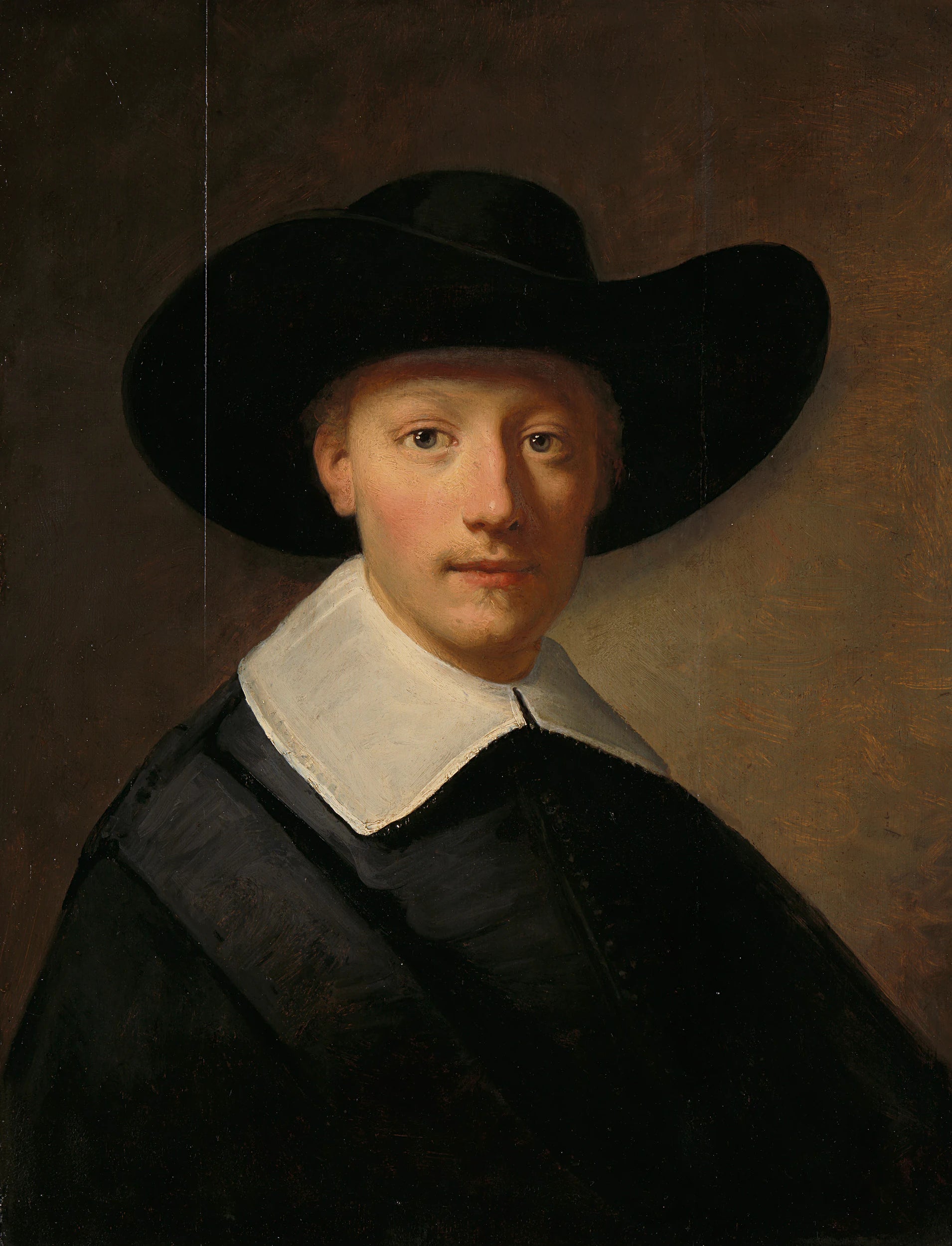 Portrait d'un homme connu sous le nom de Gozen Centen (1611/12-77) - Govert Flinck