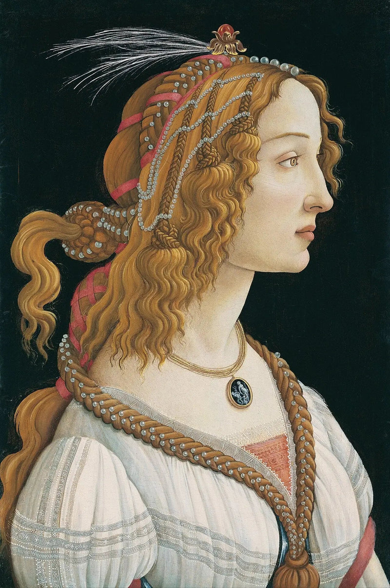 Ideal Portrait of a Young Woman (Simonetta Vespucci?) - Sandro Botticelli