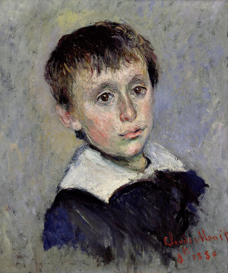 Portrait of Jean Monet W632 - Claude Monet