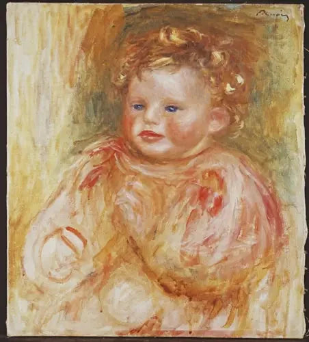 Portrait of Jean Renoir, Child - Pierre-Auguste Renoir