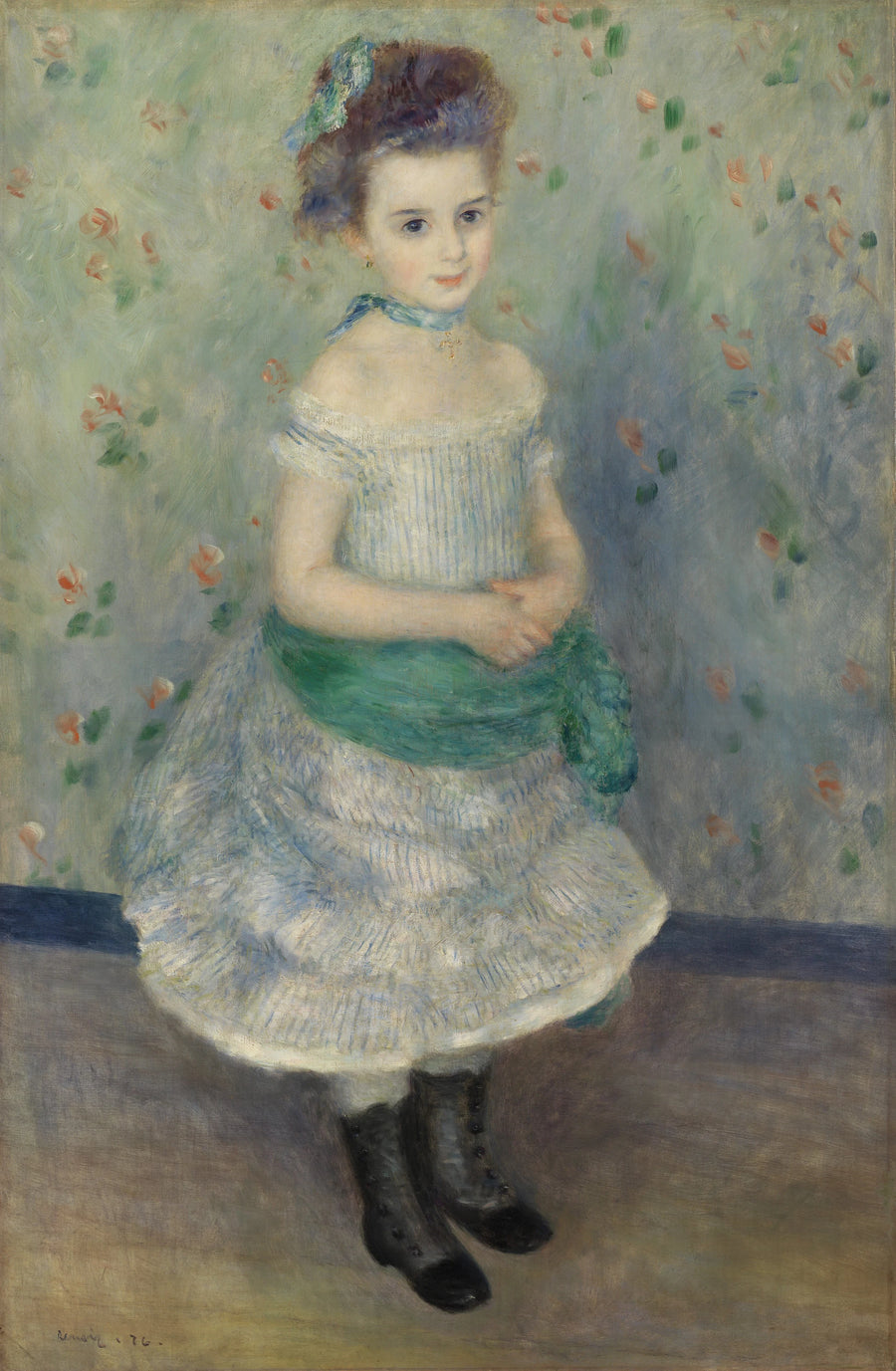 Portrait of Jeanne Durand-Ruel (Portrait of Mlle. J.) - Pierre-Auguste Renoir