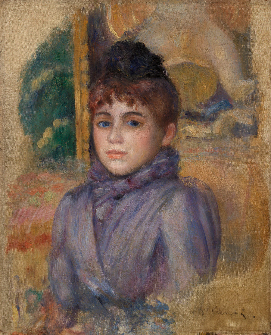 Portrait of a Young Woman - Pierre-Auguste Renoir