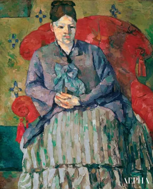 Portrait Madame Cezanne - Paul Cézanne - Reproductions de tableaux et peintures haut de gamme