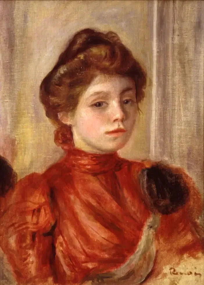 Portrait of Mlle Lerolle - Pierre-Auguste Renoir