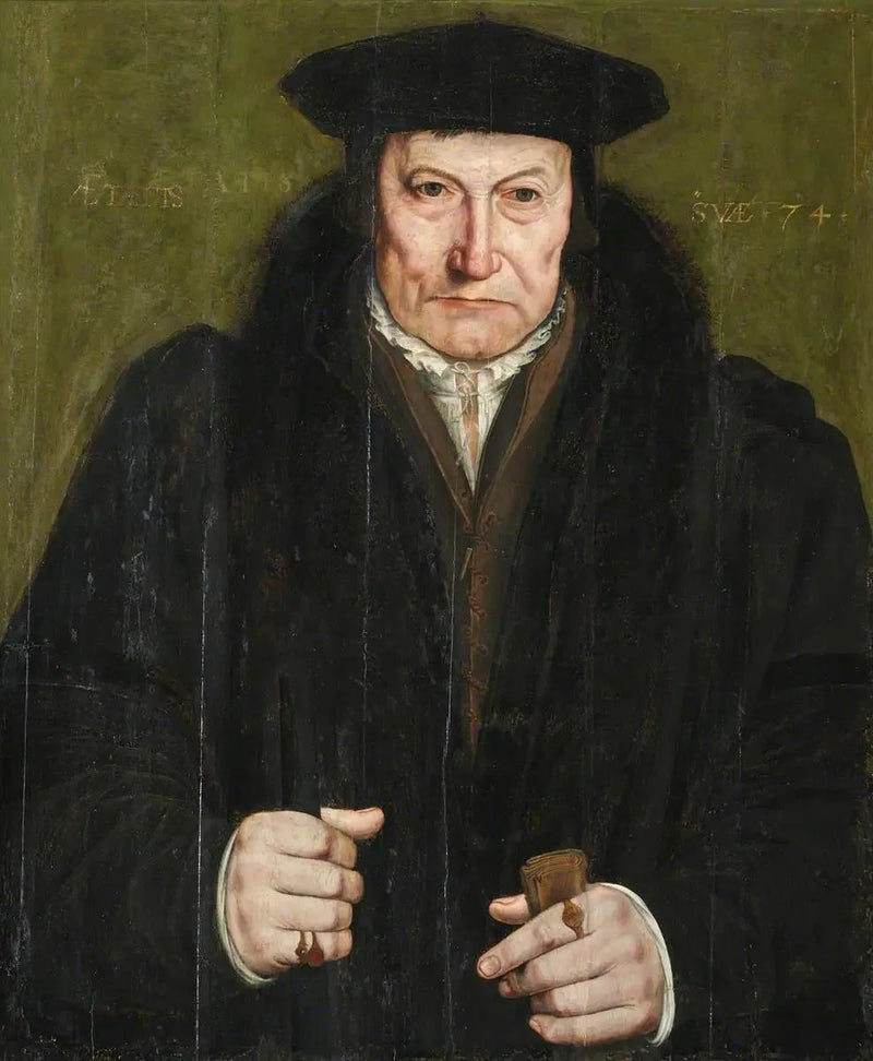 Portrait of a Gentleman (sometimes identified as Bishop Fisher, 1469–1535) - Hans Holbein the Younger