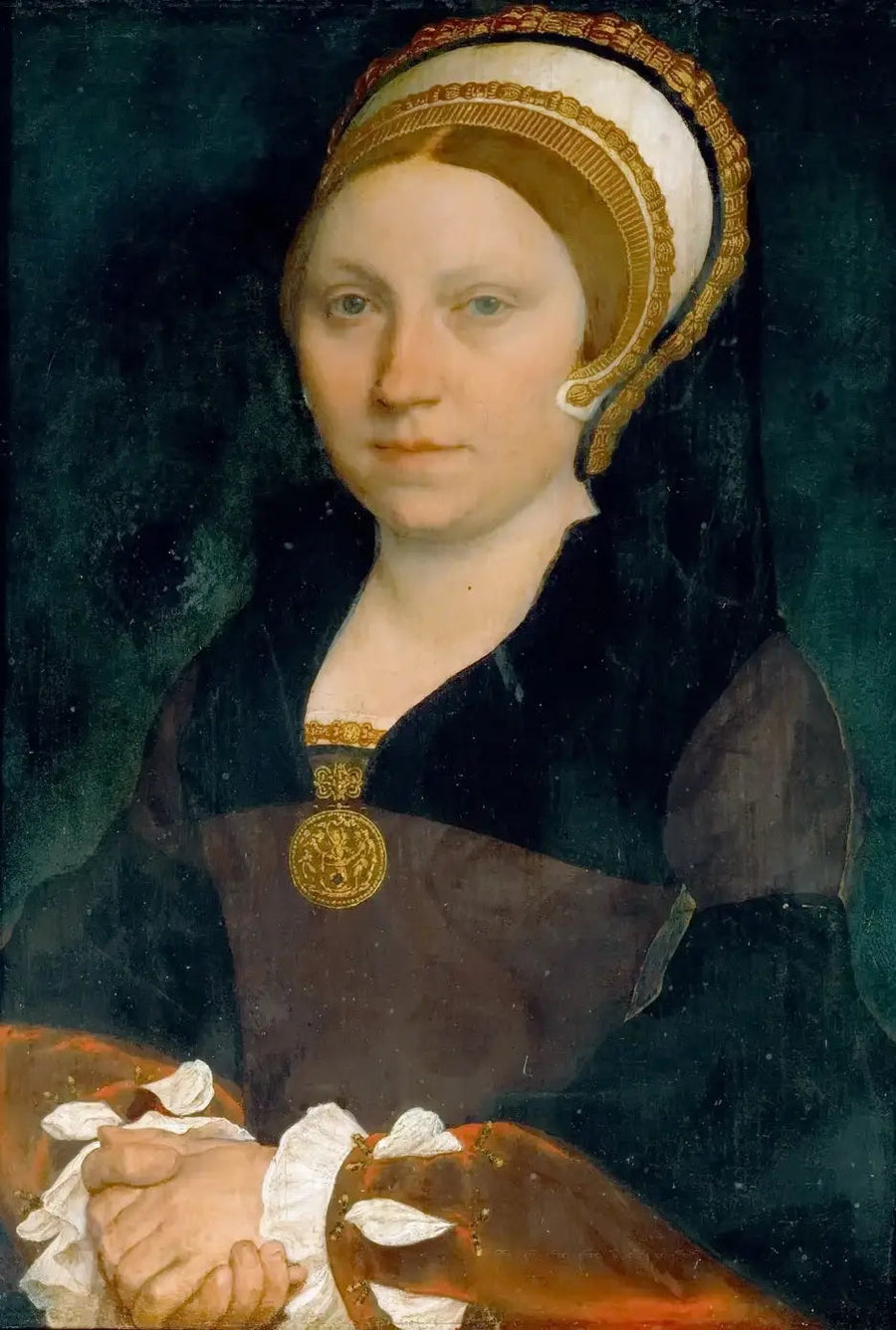Portrait of an English lady - Hans Holbein the Younger