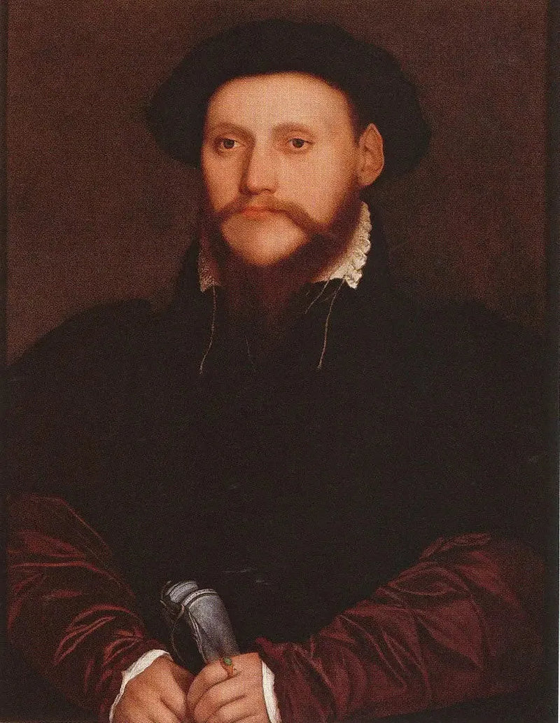 Portrait of an Unknown Gentleman - Hans Holbein the Younger