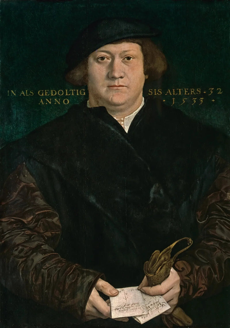 Portrait of Cyriacus Kale - Hans Holbein the Younger