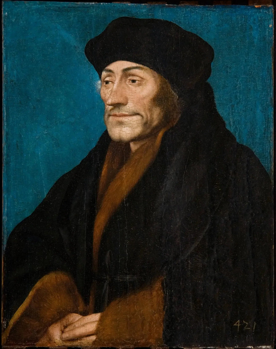 Portrait of Erasmus of Rotterdam - Hans Holbein the Younger