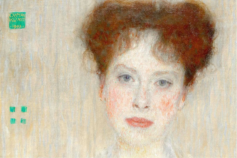 🎨 Portrait of Gertrud Loew (detail) – Gustav Klimt (circa 1902)