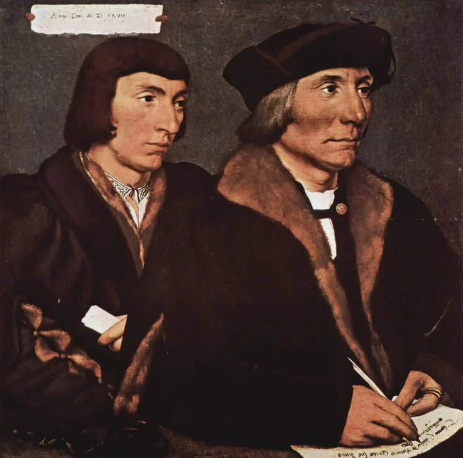 Portrait of Thomas Godsalve and his Son John - Hans Holbein the Younger
