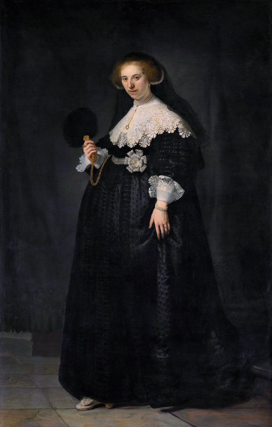 Portrait of Oopjen Coppit - Rembrandt
